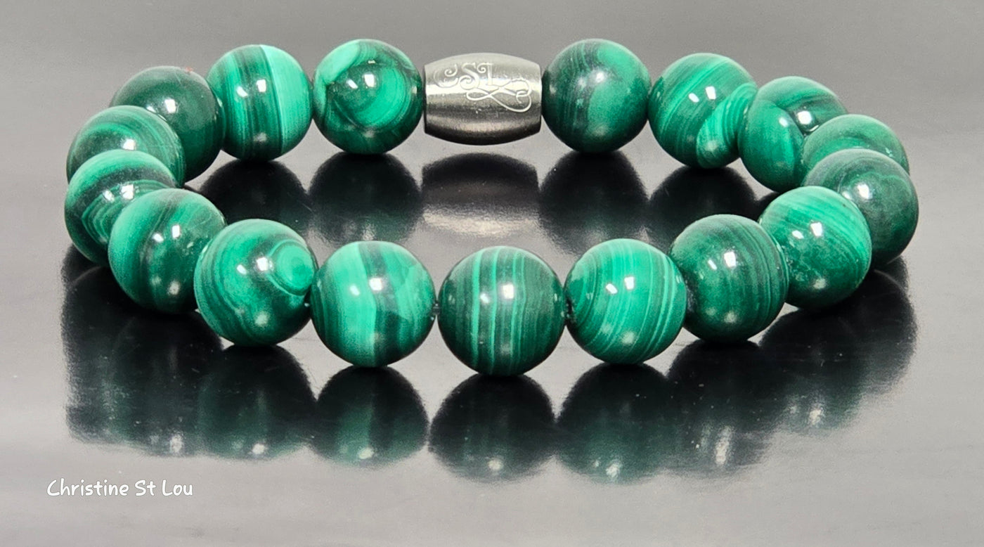 Ladies Malachite 10mm