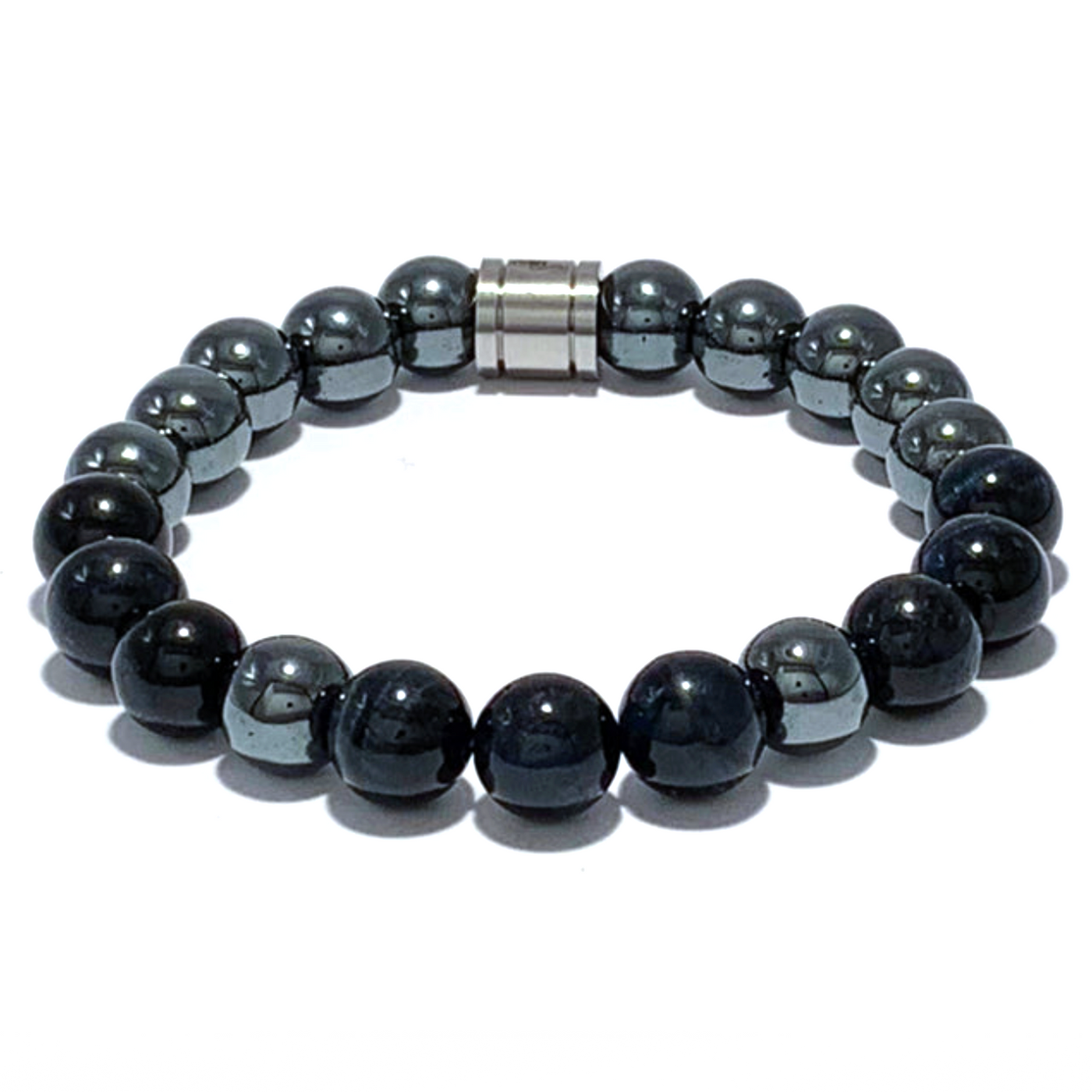 Gentleman's Black Tourmaline & Hematite 10mm