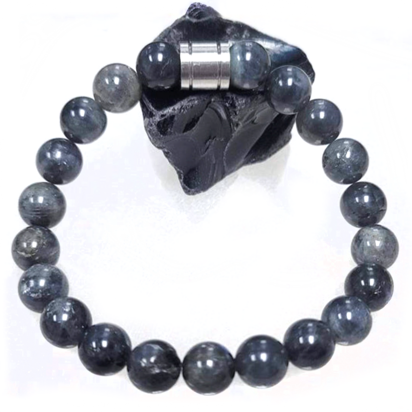 Gentleman's Dark Labradorite 10mm