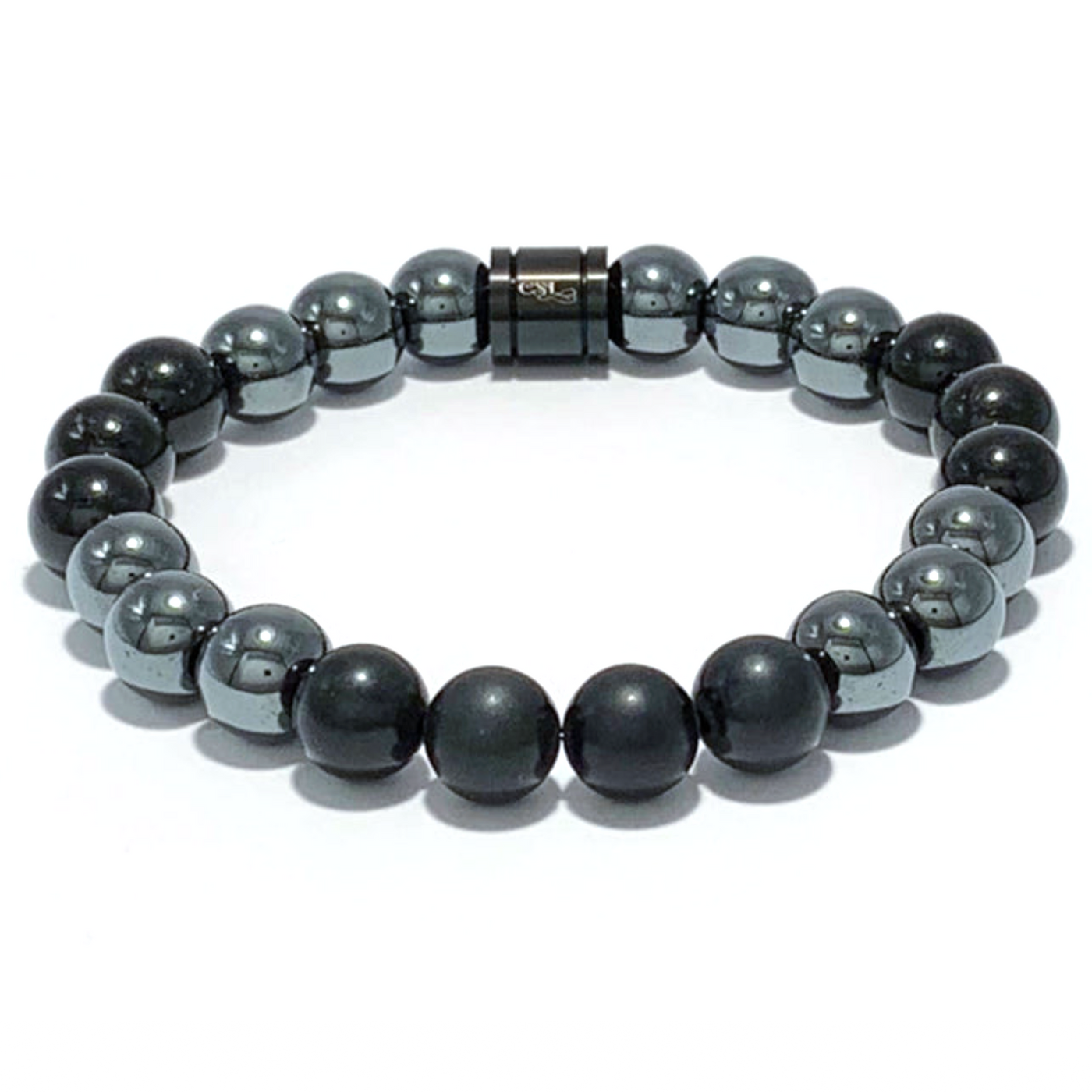 Gentleman's Shungite & Hematite 10mm