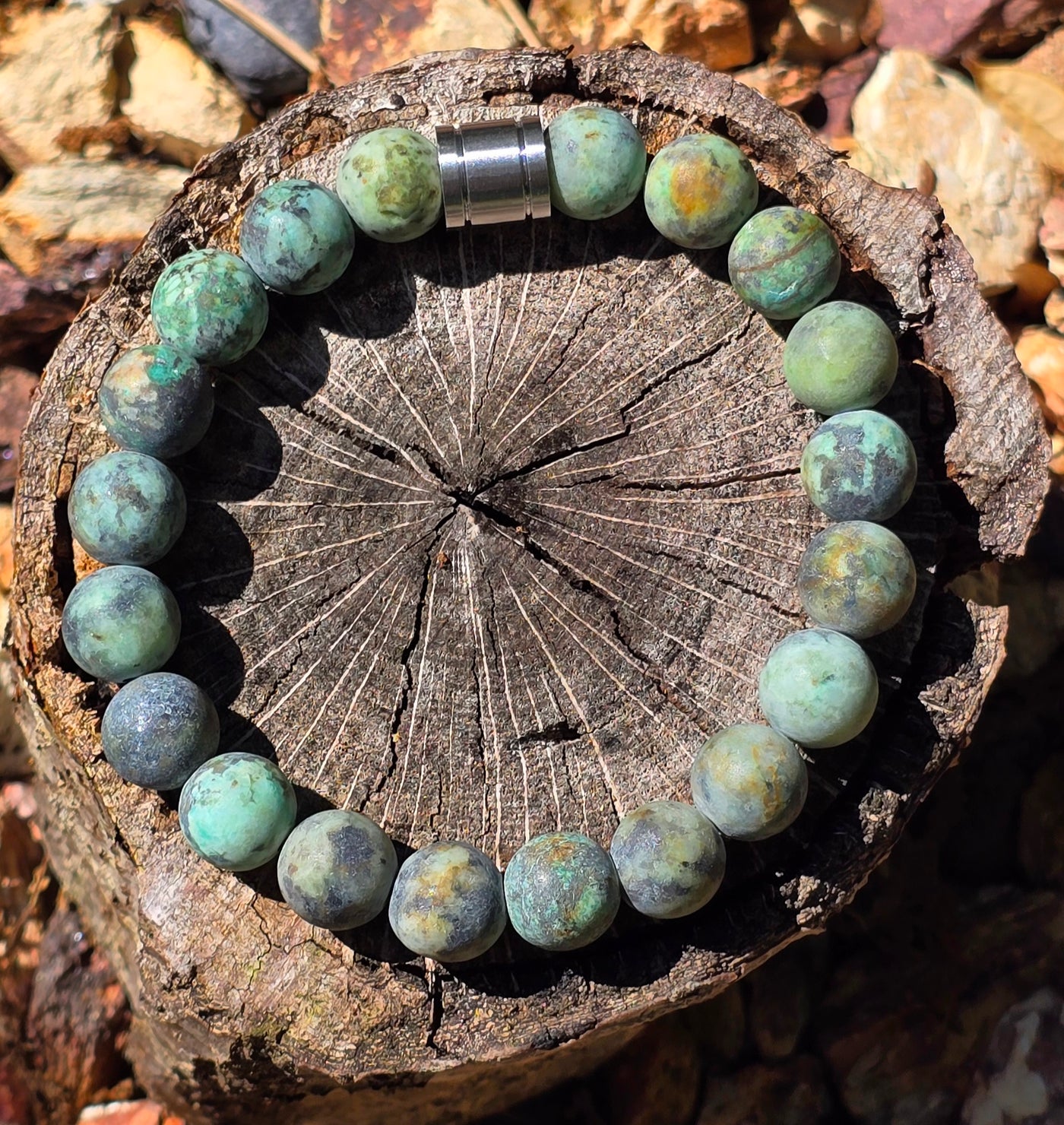 Gentleman's Raw African Green Turquoise