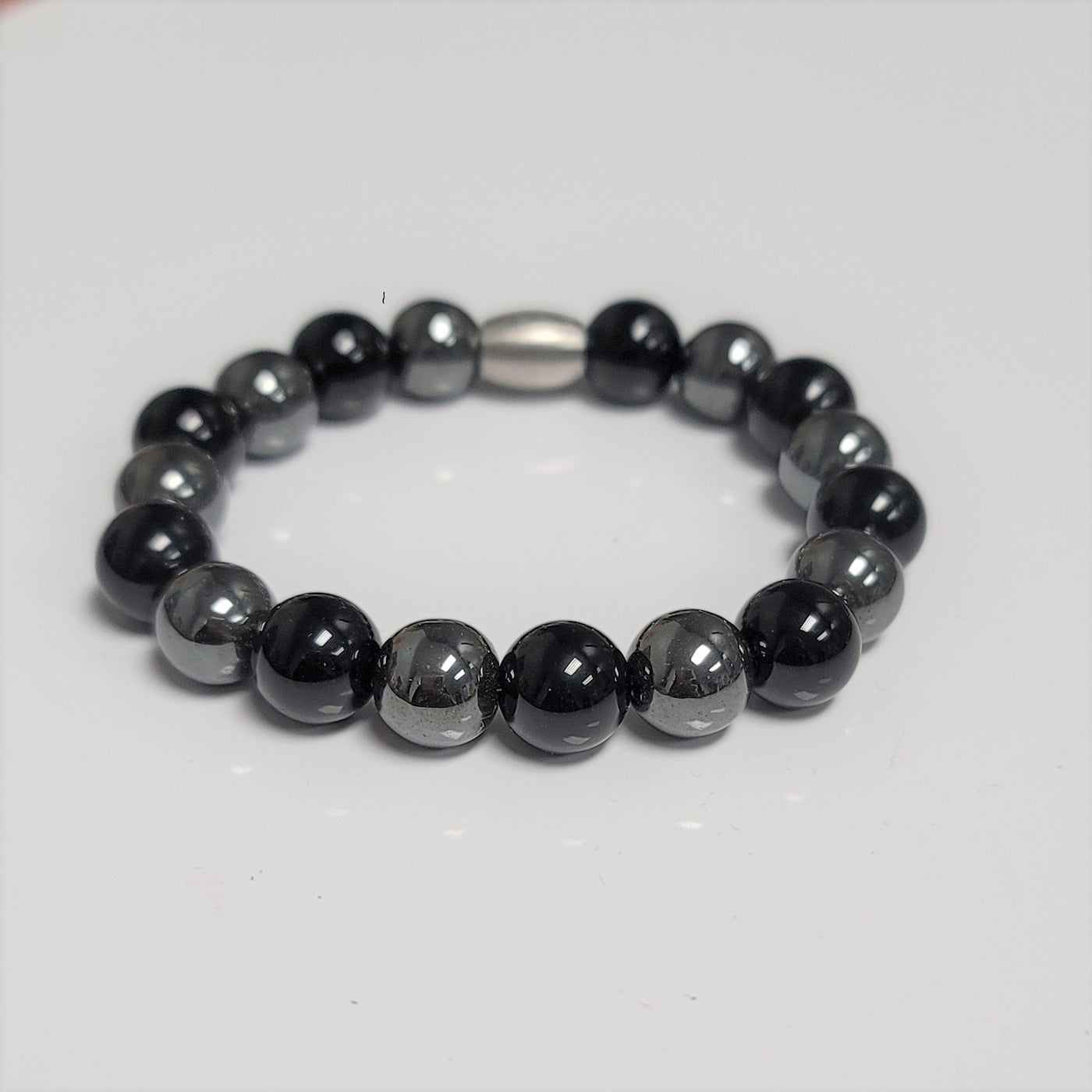 Ladies Black Tourmaline and Hematite